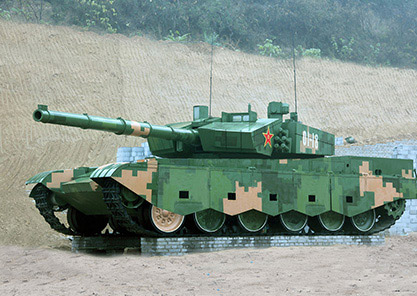T99大型坦克模型1:1模型迷彩